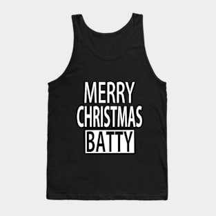 Merry Christmas Batty Tank Top